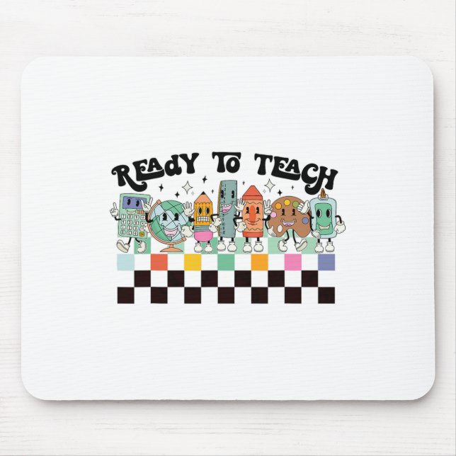 Alfombrilla De Ratón Para Aprender Groovy Retro La Vida Del Profesor Pr (Frente)
