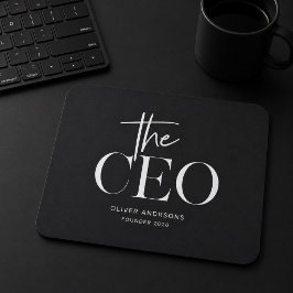 Alfombrilla de ratón para CEO minimalista | Person