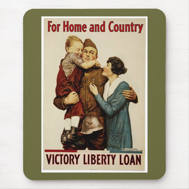 Alfombrilla De Ratón Para el hogar y el país (Frente)