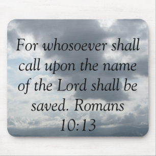 Alfombrilla De Ratón Para el whosoever invitará el nombre del señor