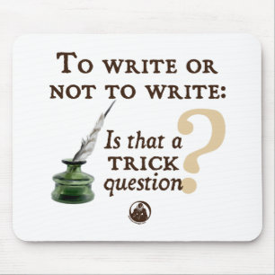 Alfombrilla De Ratón Para escribir o no escribir