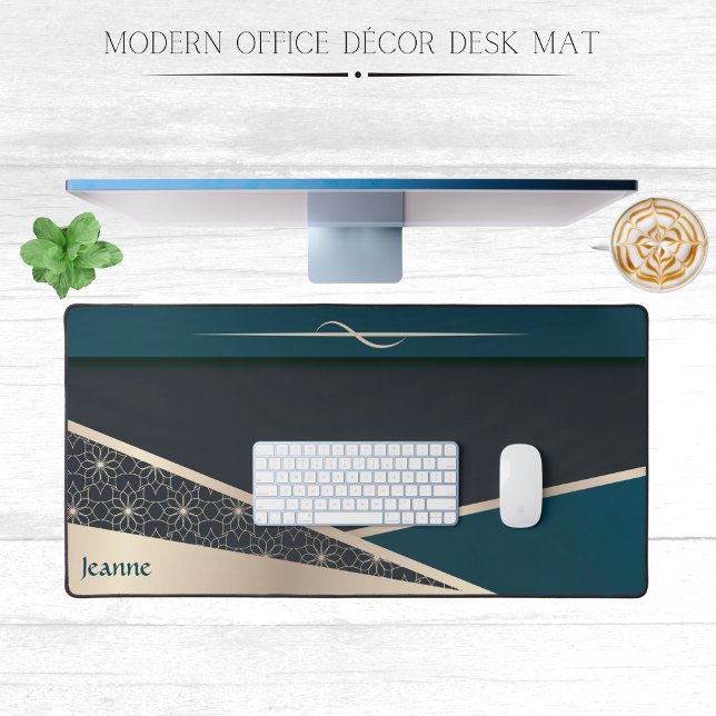 Alfombrilla de ratón para escritorio con decoració (Modern Office Décor Desk Mat Mouse Pad)
