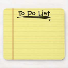 Alfombrilla De Ratón Para hacer la lista