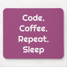 Para ingenieros – Código. Café. Almohadilla de rat