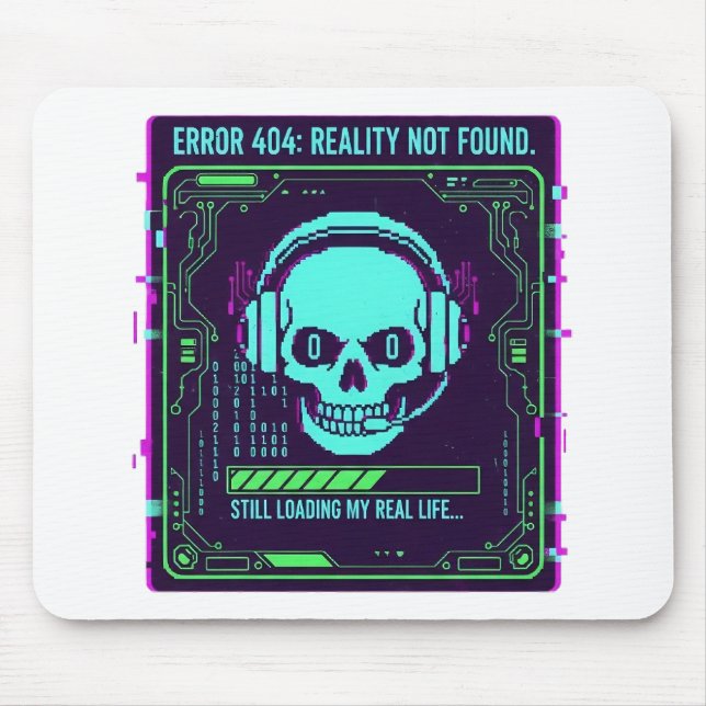 Alfombrilla de ratón para juegos Cyberpunk Pixel S (Frente)