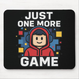 Alfombrilla de ratón para juegos Solo un juego más