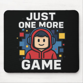 Alfombrilla de ratón para juegos Solo un juego más
