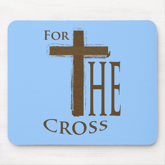 Alfombrilla De Ratón Para la cruz (Frente)