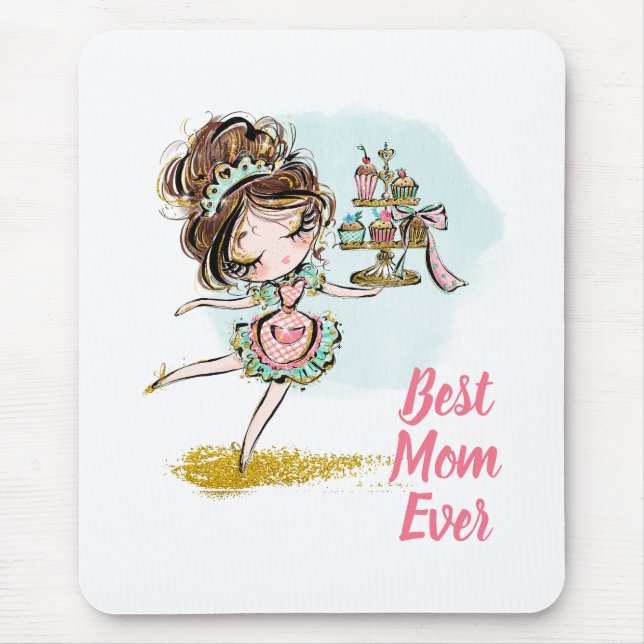 Alfombrilla de ratón para mamá (Frente)