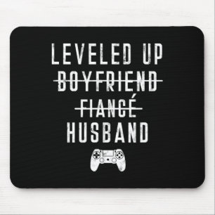 Alfombrilla De Ratón Para novio prometido subiendo de nivel videojuego