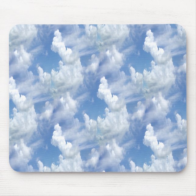 Alfombrilla De Ratón Para siempre nubes... (Frente)