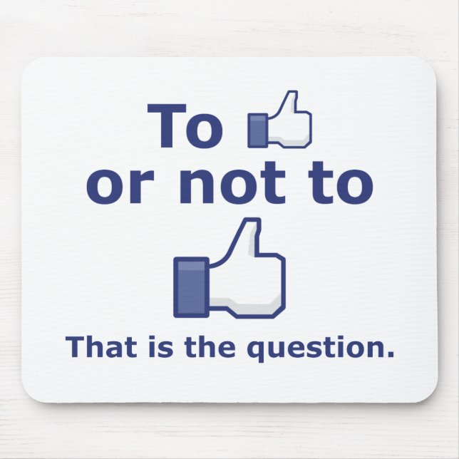 Alfombrilla De Ratón Para tener gusto o no tener gusto (Frente)