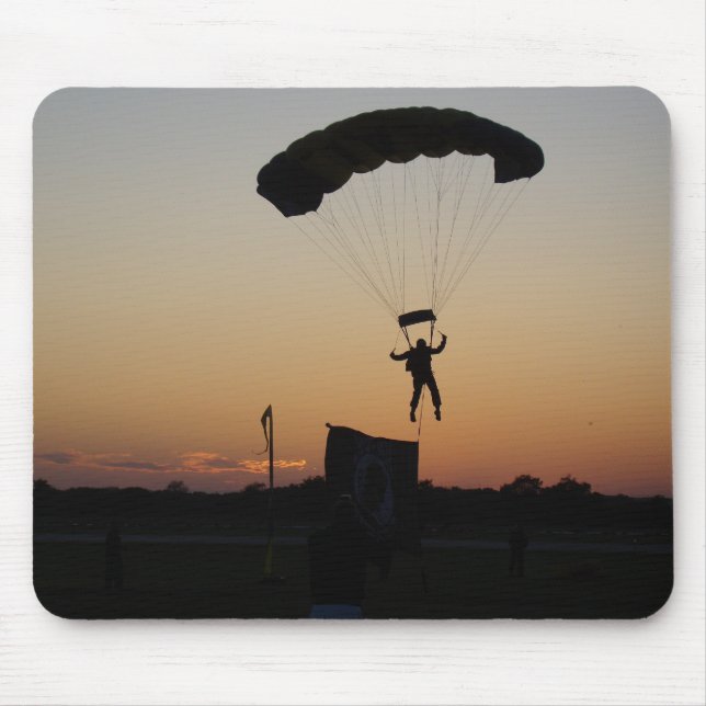Alfombrilla De Ratón Paracaídas de Skydiver en Sunset Sky Diver (Frente)
