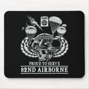Alfombrilla De Ratón Paracaidista de la 82ª División Aerotransportada F