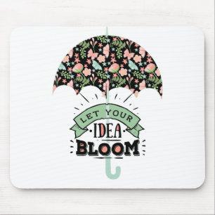 Alfombrilla De Ratón Paraguas de Floración de Ideas