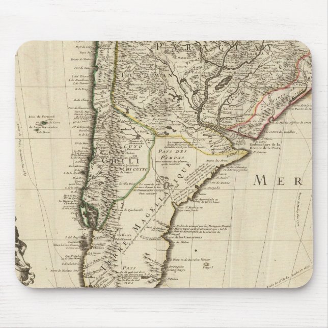 Alfombrilla De Ratón Paraguay, Sudamérica (Frente)