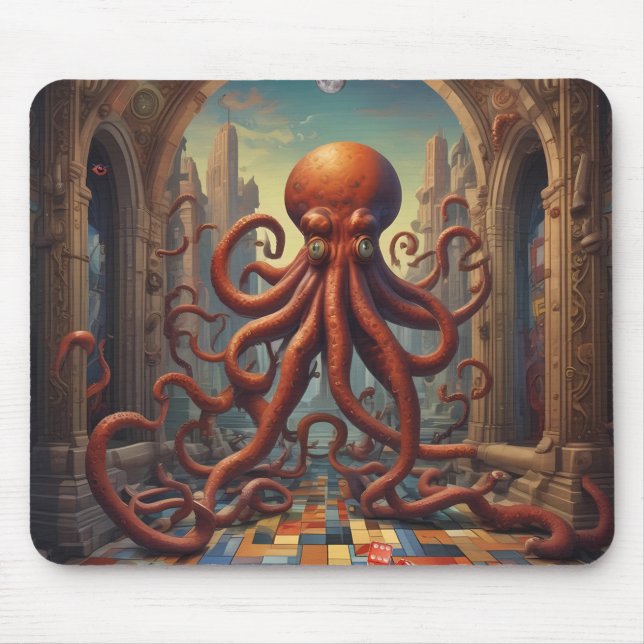 Alfombrilla De Ratón Paraíso de Cthulhu perdido (Frente)