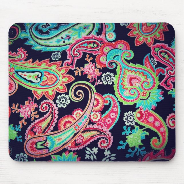 Alfombrilla De Ratón Paraíso de Paisley (Frente)
