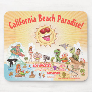 Alfombrilla De Ratón Paraíso de playas de California