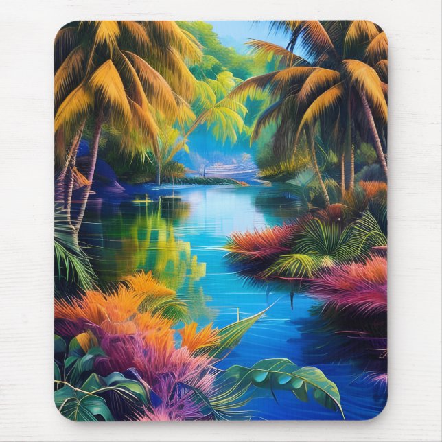 Alfombrilla De Ratón Paraíso tropical II (Frente)