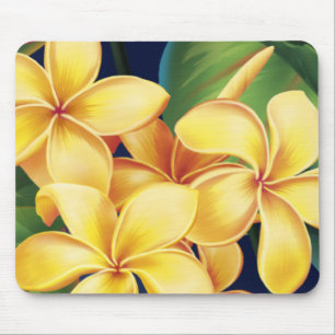 Alfombrilla De Ratón Paraíso tropical Plumeria Mousepad