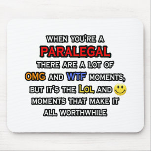 Alfombrilla De Ratón Paralegal... OMG WTF LOL