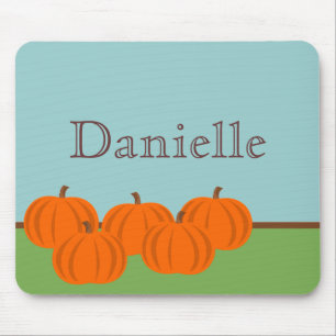 Alfombrilla De Ratón Parche de calabaza Halloween Mousepad