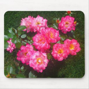 Alfombrilla De Ratón Parche de flor rosa Roses