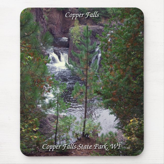 Alfombrilla De Ratón Parda de Copper Falls (Frente)