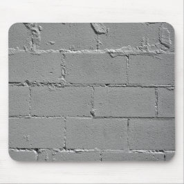 Alfombrilla De Ratón Pared de bloque de cemento gris texturizado