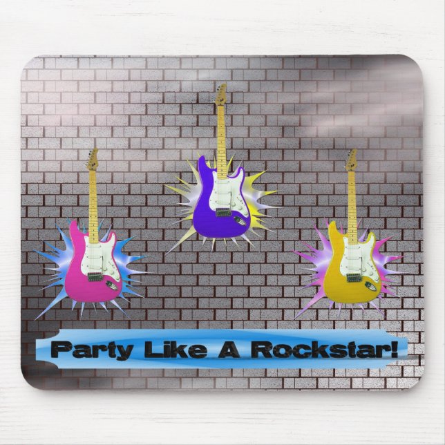 Alfombrilla De Ratón Pared de ladrillo de Rockstar (Frente)