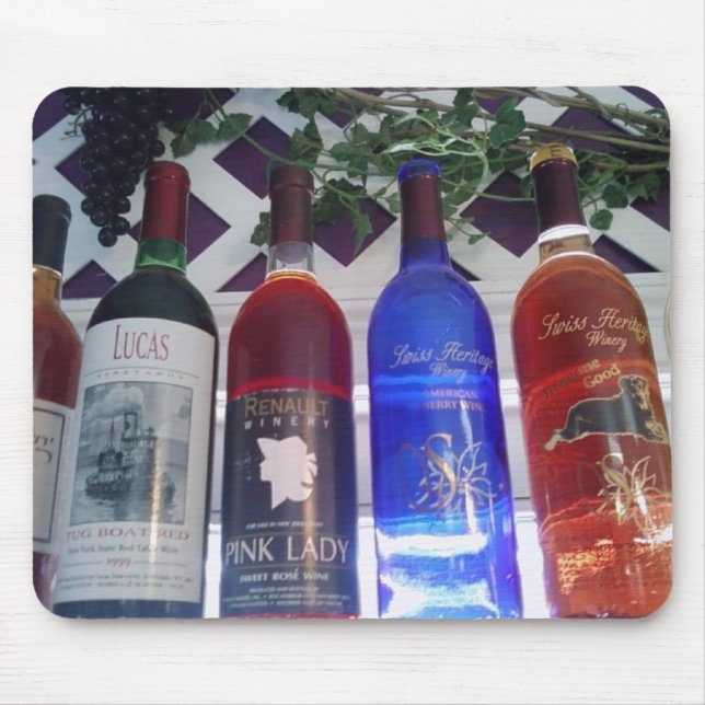 ALFOMBRILLA DE RATÓN PARED DE MOUSEPAD DE VINO (Frente)