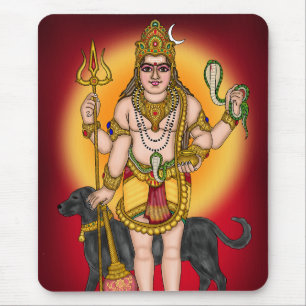 Alfombrilla De Ratón Pared Lord Bhairava