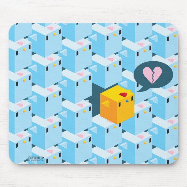 Alfombrilla De Ratón Pared Mousepad de Cockblock (Frente)