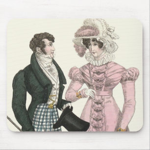 Alfombrilla De Ratón Pareja Boda Antigua 1823 Hombre Mujer Moda