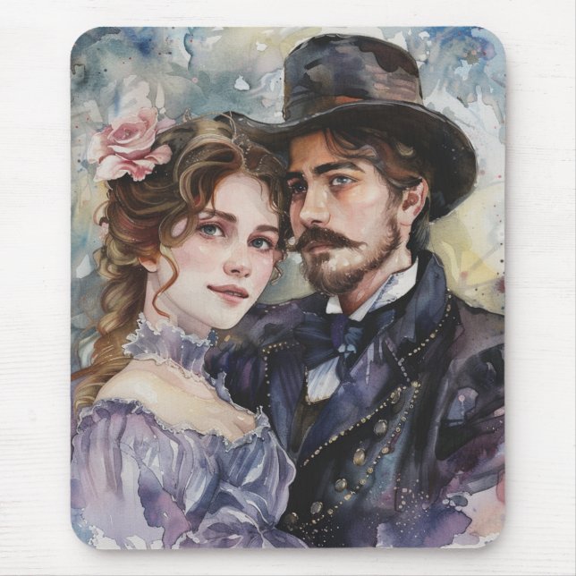 Alfombrilla De Ratón Pareja Victoriana (Frente)
