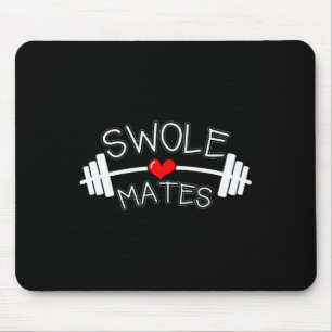 Alfombrilla De Ratón Parejas de juego de máscaras Swole Parejas de entr