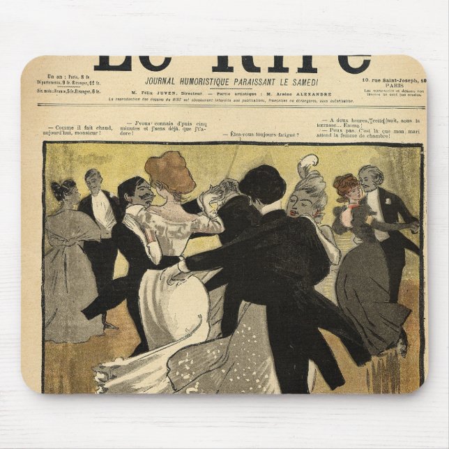 Alfombrilla De Ratón Pares del baile (Frente)