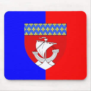 Alfombrilla De Ratón París Con Escudo, Francia