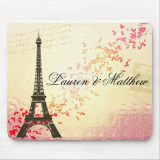 Alfombrilla De Ratón París en amor - torre Eiffel