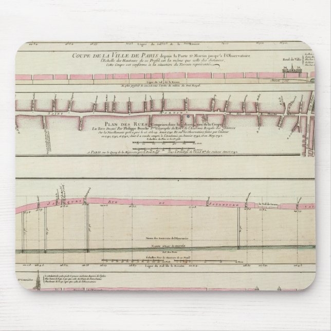 Alfombrilla De Ratón  París, Francia (Frente)