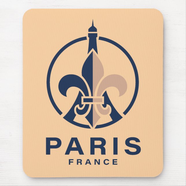 Alfombrilla De Ratón París Francia Europa (Frente)