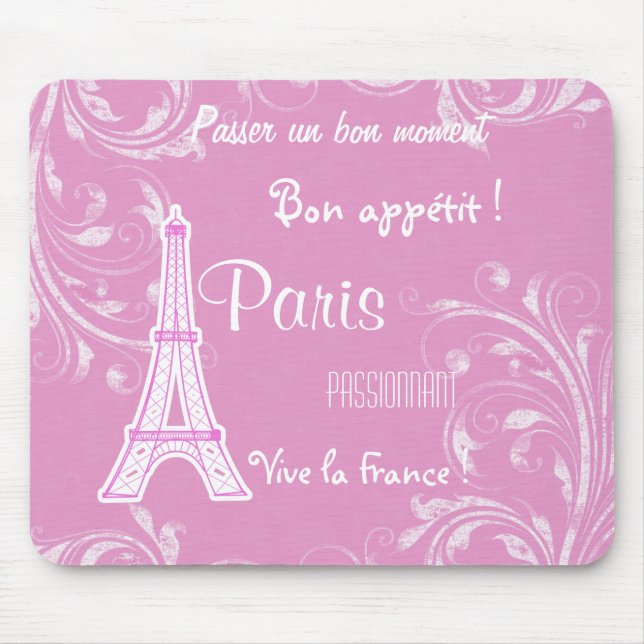 Alfombrilla De Ratón París Francia Mousepads (Frente)