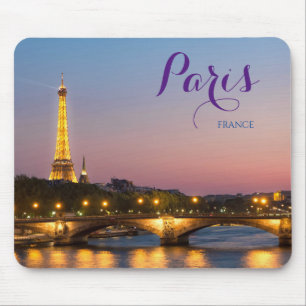 Alfombrilla De Ratón Paris Francia Postcard Torre Eiffel Mouse Pad Rega