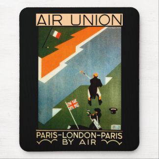 Alfombrilla De Ratón París - Londres - París por aire