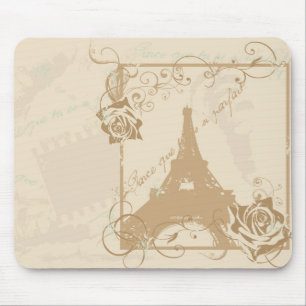 Alfombrilla De Ratón París retra Mousepad