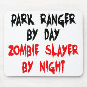 Alfombrilla De Ratón Park Ranger Zombie Slayer