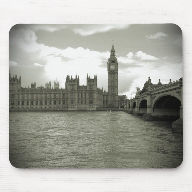 Alfombrilla De Ratón Parlamento - Elizabeth Tower - Big Ben Mousepad (Frente)
