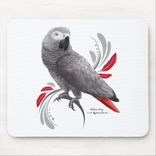 Alfombrilla De Ratón Paro gris africano