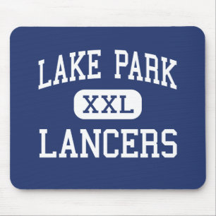 Alfombrilla De Ratón Parque del lago - lanceros - alto - Roselle